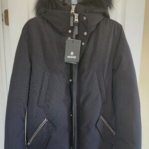 EDWARD 2-in-1 down parka with hooded bib and fox fur- Original Price $1,685